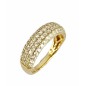 SORTIJA DE DIAMANTES PAVE EN ORO AMARILLO