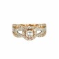 SORTIJA DE ORO BLANCO Y ROSA CON DIAMANTES SORTIJA DE ORO BLANCO Y ROSA CON DIAMANTES