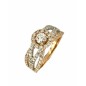 SORTIJA DE ORO BLANCO Y ROSA CON DIAMANTES SORTIJA DE ORO BLANCO Y ROSA CON DIAMANTES