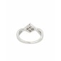 SORTIJA DE ORO BLANCO CON DIAMANTES