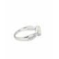 SORTIJA DE ORO BLANCO CON DIAMANTES