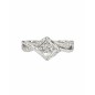 SORTIJA DE ORO BLANCO CON DIAMANTES