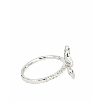 SORTIJA DE ORO BLANCO CON DIAMANTES