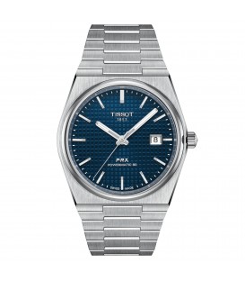 Tissot Reloj PRX Powermatic 80 de Hombre, automático y Esfera Azul, T1374071104100