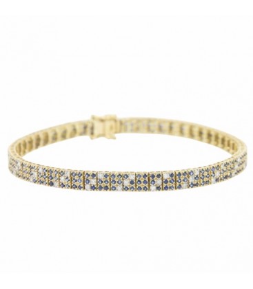 Sapphire and diamonds bracelet