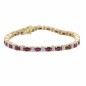 Ruby and diamonds bracelet