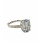 SORTIJA DE AGUAMARINA Y DIAMANTES