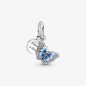 Charm Colgante Doble Mariposa Azul y Cita Charm Colgante Doble Mariposa Azul y Cita