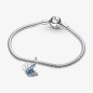 Charm Colgante Doble Mariposa Azul y Cita Charm Colgante Doble Mariposa Azul y Cita