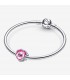 Charm Flor Pensamiento Rosa