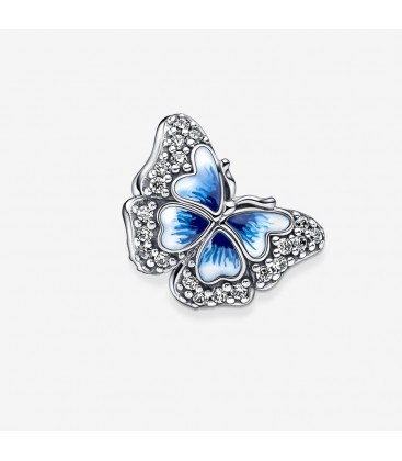 Charm Mariposa Azul Brillante