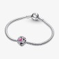Charm de la Amistad con Flores Pensamiento Charm de la Amistad con Flores Pensamiento