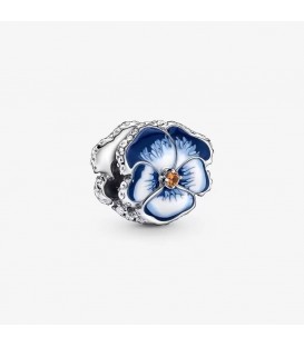 Charm Flor Pensamiento Azul