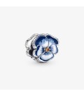 Charm Flor Pensamiento Azul