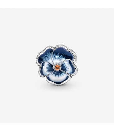 Charm Flor Pensamiento Azul