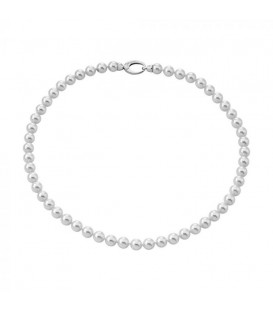 Collar Lyra plata 8mm 45cm