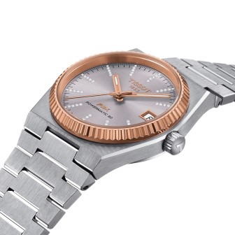 TISSOT PRX 35MM POWERMATIC 80 STEEL & 18K GOLD BEZEL