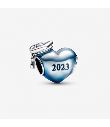 Charm Corazón Azul de Graduación 2023