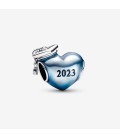 Charm Corazón Azul de Graduación 2023