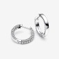 Pandora Timeless Pavé Single-row Hoop Earrings