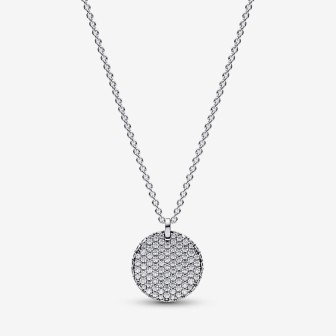 Collar Círculo en Pavé