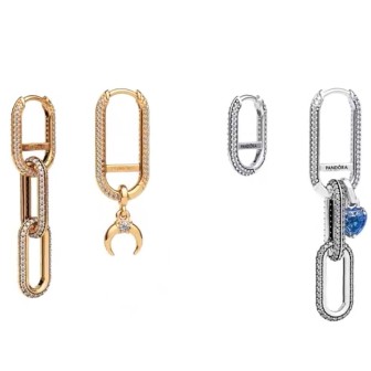 Pendiente Link Grande Pavé Pandora ME
