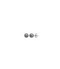 PENDIENTES LYRA PLATA PERLA GRIS 6MM