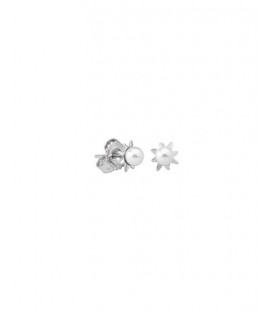 PENDIENTES CIES PLATA MINI FLOR