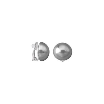 PENDIENTES PERLA GRIS MABE