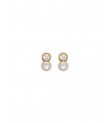 PENDIENTES SELENE DORADOS 8mm