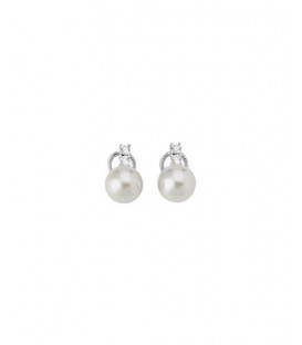 PENDIENTES SELENE PLATA 10mm