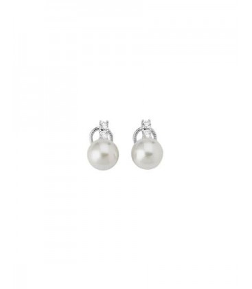 PENDIENTES SELENE PLATA 10mm