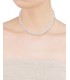 COLLAR PERLAS CORTO LYRA PLATA