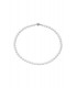 COLLAR PERLAS CORTO 8mm 50cm LYRA PLATA