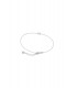 PULSERA CIES PLATA PERLA BLANCA