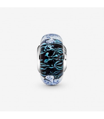 Charm Cristal de Murano Azul Oscuro