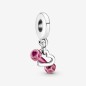Charm Colgante Mancuerna y Corazón Charm Colgante Mancuerna y Corazón