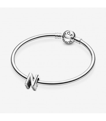 Charm en plata de ley Letra N