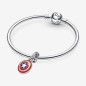Charm Colgante Escudo Capitán América los Vengadores de Marvel Charm Colgante Escudo Capitán América los Vengadores de Marvel
