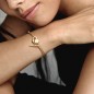 Pulsera Pandora Moments Cadena de Serpiente con Cierre en T y Corazón
