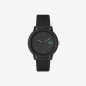 RELOJ  LACOSTE.12.12 CON CORREA DE SILICONA NEGRA