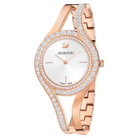 Reloj Eternal Fabricado en Suiza, Brazalete de metal, Tono oro rosa, Acabado tono oro rosa