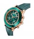 Reloj Octea Lux Chrono Fabricado en Suiza, Correa de piel, Verde, Acabado tono oro rosa