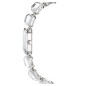 Reloj Pulsera de talla octogonal, Blanco, Acero inoxidable