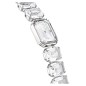 Reloj Pulsera de talla octogonal, Blanco, Acero inoxidable