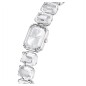 Reloj Pulsera de talla octogonal, Blanco, Acero inoxidable