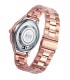 Smartwatch de mujer SmartPro de acero Ip rosa con correa de silicona adicional