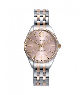 Reloj de Mujer Chic caja y brazalete bicolor de acero