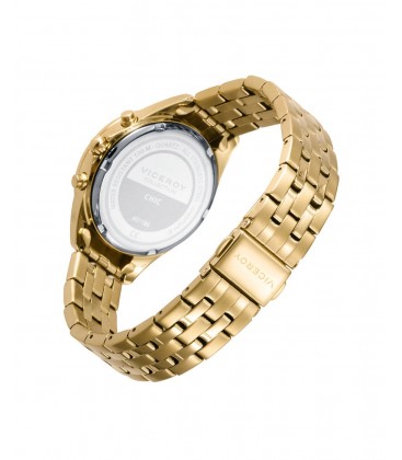 Reloj de Mujer Chic caja y brazalete de acero en Ip dorado