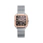 Reloj de Mujer Magnum caja bicolor y malla milanesa de acero